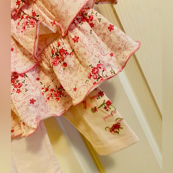 NEW! Juicy Couture Heavenly Floral 2 Piece Legging Set - Picture 7 of 11